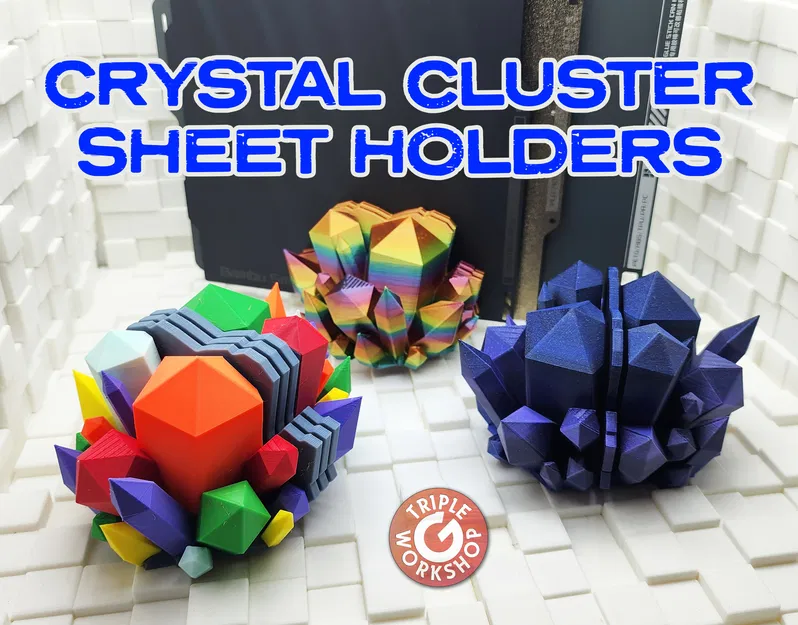 Giá Đỡ Khay In Hình Chùm Pha Lê - Không Cần Support - Image 1