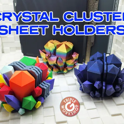 Giá Đỡ Khay In Hình Chùm Pha Lê - Không Cần Support