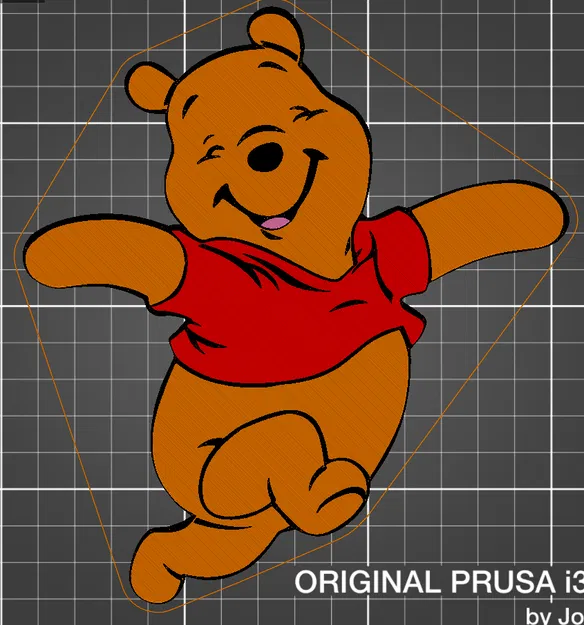 Gấu Pooh Nhiều Màu - Trang Trí Tường - Image 1