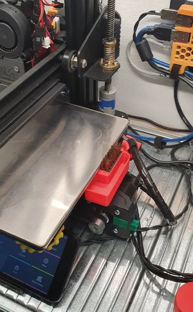 Giá đỡ làm sạch vòi phun Kingroon KP3S và khay chứa mực thải (hỗ trợ le Bambulab A1 mini) - Image 5