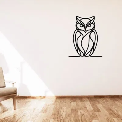 Trang Trí Tường Hình Cú Mèo / Sova