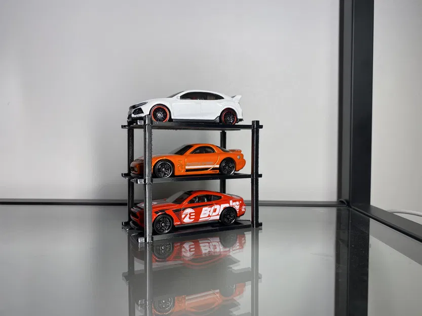 Kệ trưng bày xếp tầng cho xe HotWheels hoặc mô hình tỉ lệ 1:64 - Image 4