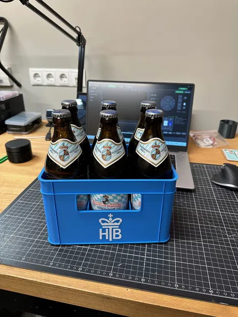 Hộp Đựng Bia 6 Chai 3D In - Sixpack Holder, Thùng Bia - Image 15