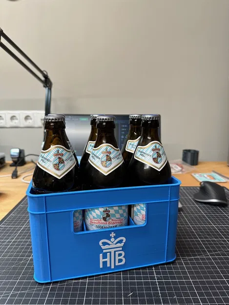 Hộp Đựng Bia 6 Chai 3D In - Sixpack Holder, Thùng Bia - Image 16
