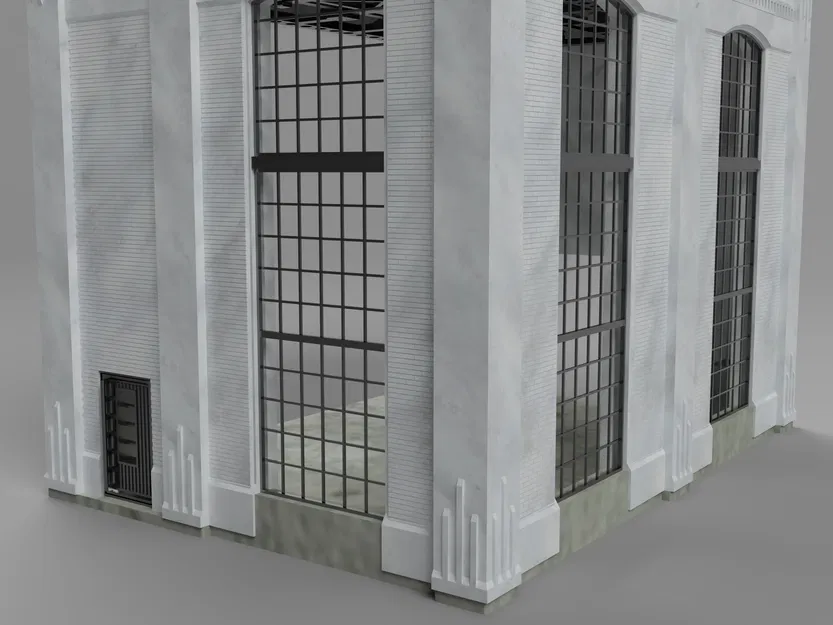 Mô hình kiến trúc công nghiệp phong cách cổ điển (tỷ lệ 1/43) - Image 1