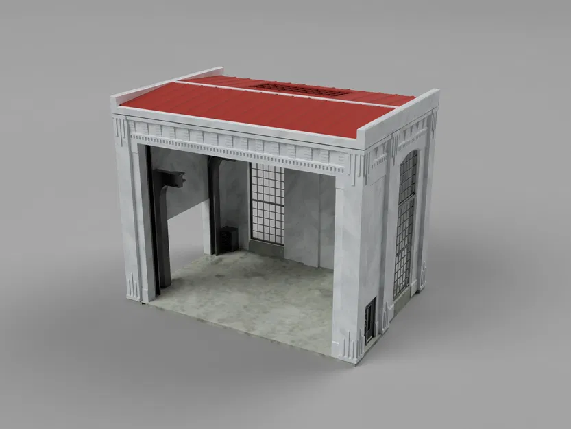 Mô hình kiến trúc công nghiệp phong cách cổ điển (tỷ lệ 1/43) - Image 4