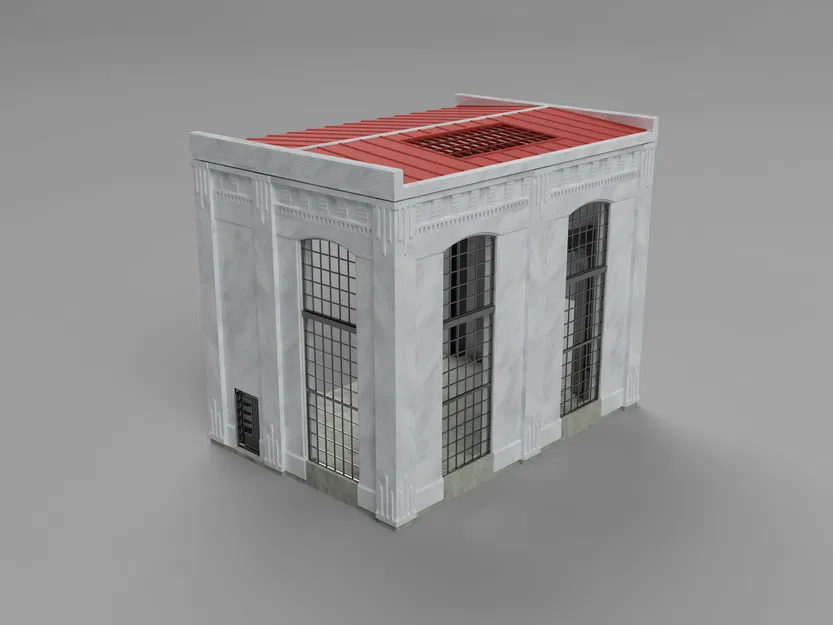 Mô hình kiến trúc công nghiệp phong cách cổ điển (tỷ lệ 1/43) - Image 5