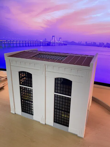 Mô hình kiến trúc công nghiệp phong cách cổ điển (tỷ lệ 1/43) - Image 10