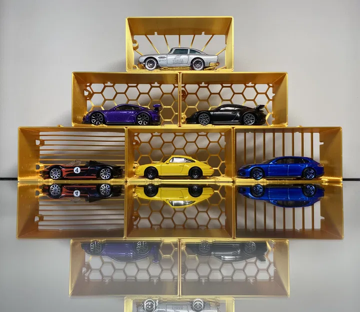 HotWheels, MiniGT, 1:64 Kệ trưng bày xe ô tô modular (CẬP NHẬT) - Image 1