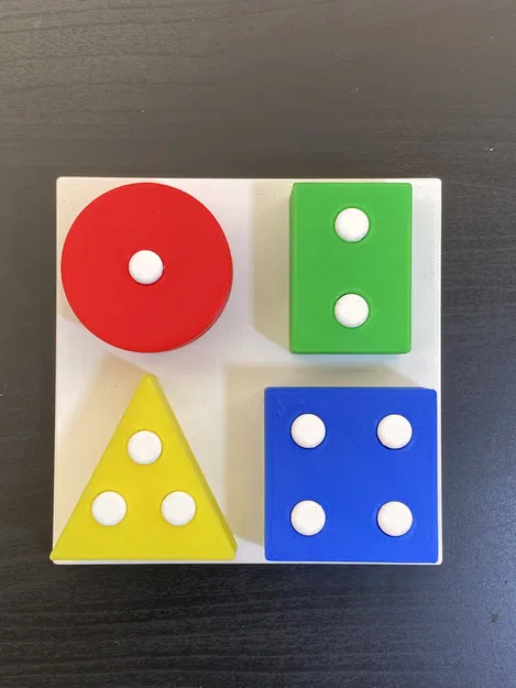 Đồ Chơi Rèn Luyện Vận Động Tinh Cho Bé: Bộ Hình Khối Cơ Bản - Image 5