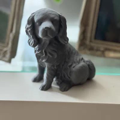 Mô Hình Chó Ngồi (Quét bằng Photogrammetry)