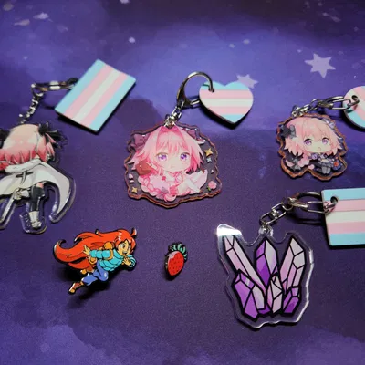 Móc Khóa Cờ Chuyển Giới