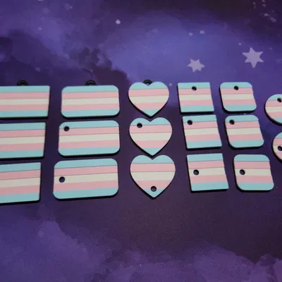 Móc Khóa Cờ Chuyển Giới