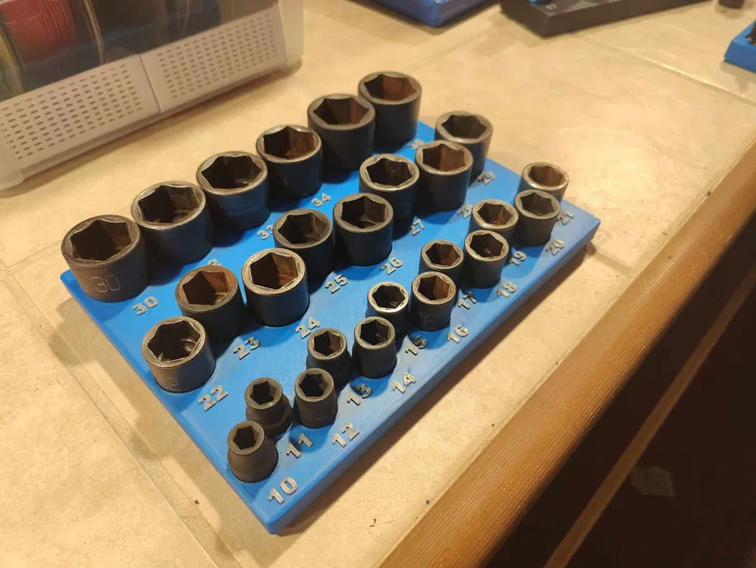 Hộp Đựng Ổ Cắm Matco ADV Gridfinity Nửa Inch - Image 2