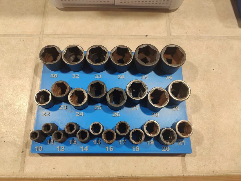 Hộp Đựng Ổ Cắm Matco ADV Gridfinity Nửa Inch - Image 3