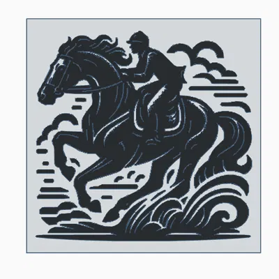 Tranh Ngựa và Kỵ Sĩ