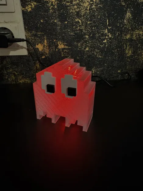 Đèn Ma Pac-Man Phong Cách Retro 3D - Image 1