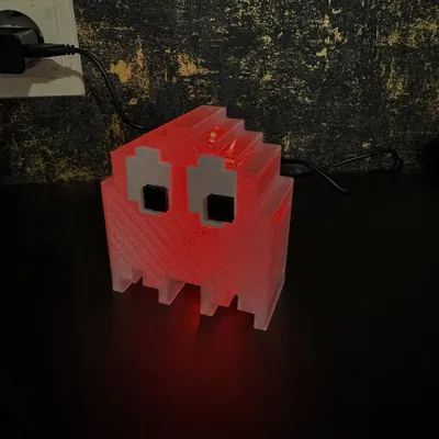 Đèn Ma Pac-Man Phong Cách Retro 3D
