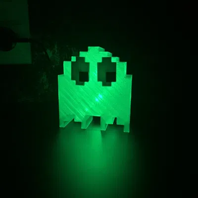 Đèn Ma Pac-Man Phong Cách Retro 3D