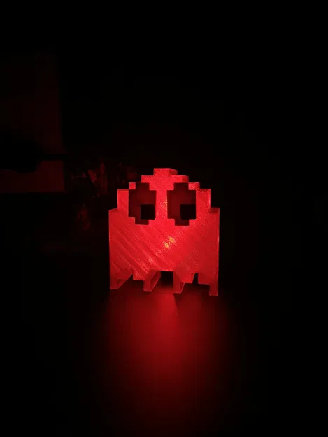 Đèn Ma Pac-Man Phong Cách Retro 3D - Image 3