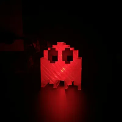 Đèn Ma Pac-Man Phong Cách Retro 3D