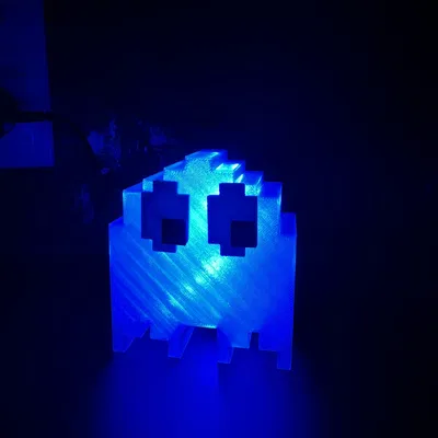 Đèn Ma Pac-Man Phong Cách Retro 3D