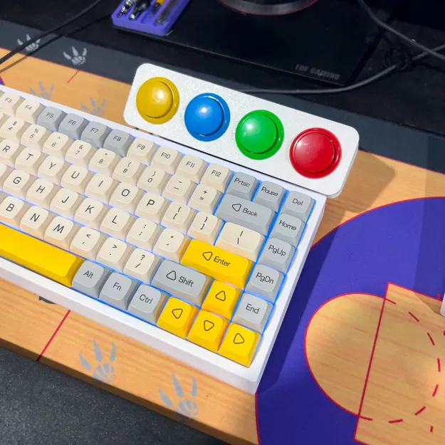 Bàn Phím Macro Nút Arcade 4 Nút - Image 1