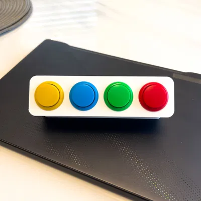 Bàn Phím Macro Nút Arcade 4 Nút