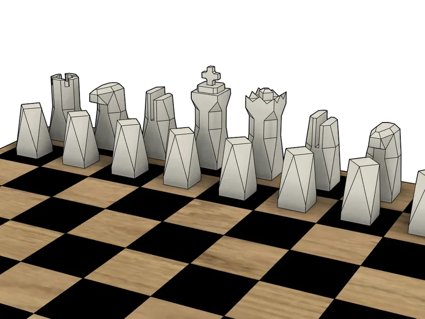 Bộ quân cờ vua hiện đại - Image 2