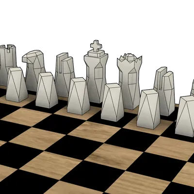 Bộ quân cờ vua hiện đại