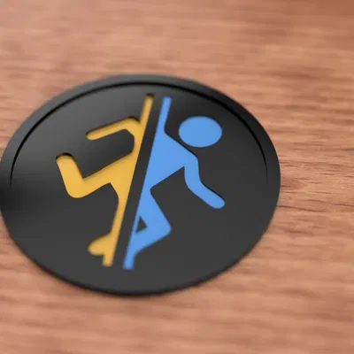 Ly Lót Cốc Portal 2 - Cổng Xanh & Cam