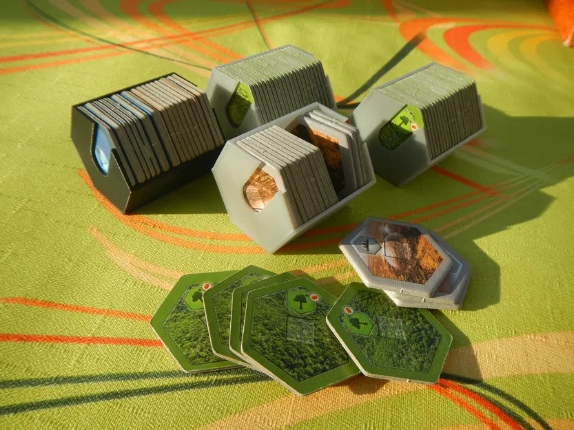 Giá đỡ ô lục giác ngắn cho Terraforming Mars - Image 1