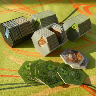 Giá đỡ ô lục giác ngắn cho Terraforming Mars