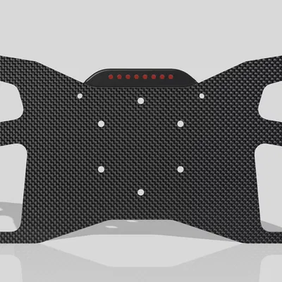Vô Lăng Carbon Fibre Formula/GT3 & Đèn Báo Sang Số Arduino