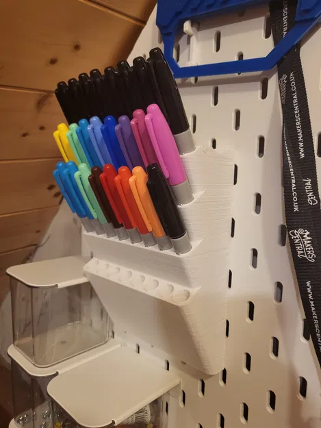 Giá Đựng Bút Sharpie Cho Tấm Pegboard Skadis - Image 1
