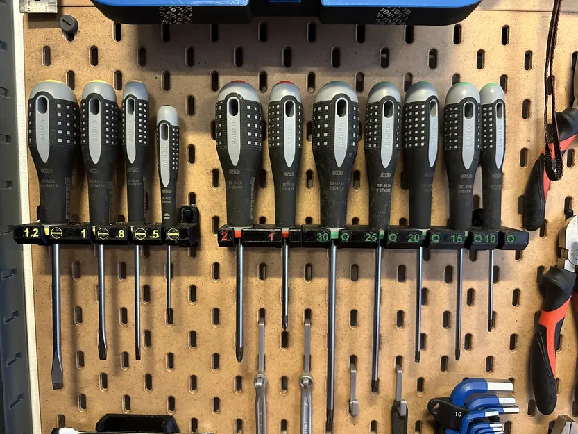 Giá Đỡ Tua Vít Torx Bahco Cho Bảng Ghim IKEA Skadis - Image 1