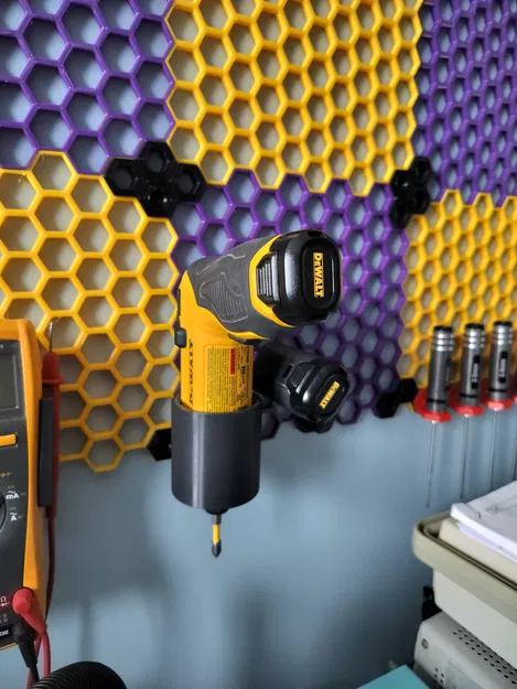 Giá đỡ Máy vặn vít Con quay HSW & Pin - Image 2