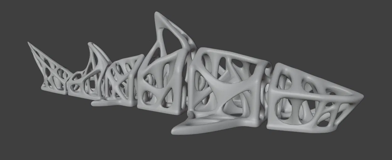 Cá Mập Voronoi Khớp Nối - Image 3