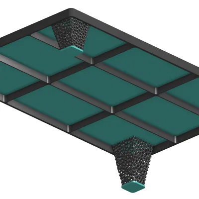 Chân bàn Bosch MUM4 kiểu Voronoi