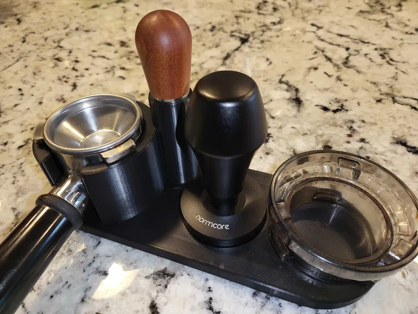 Đế Tamping Máy Espresso Breville Có Chỗ Để Dụng Cụ Phân Phối - Image 1