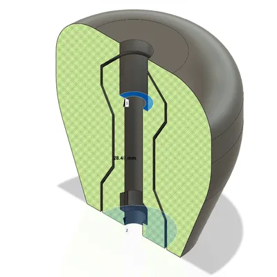 Tay Quay Cuộn Dây In 3D