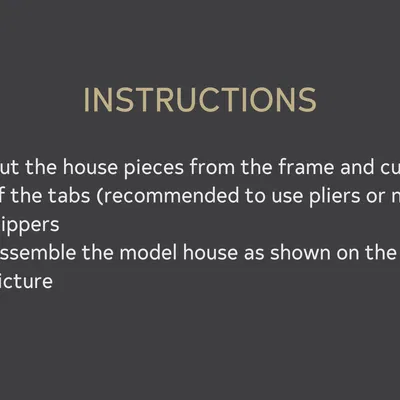 Kit Card Hình Ngôi Nhà (Đựng Danh Thiếp) - Bất Động Sản