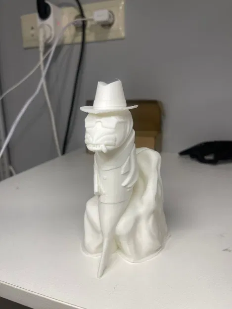 Cá Walleye trên khúc gỗ phong cách mafia. Cá gangster - Image 3