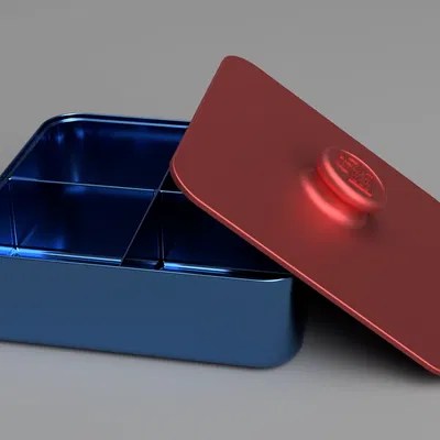 Hộp đựng bánh kẹo, hạt khô có nắp