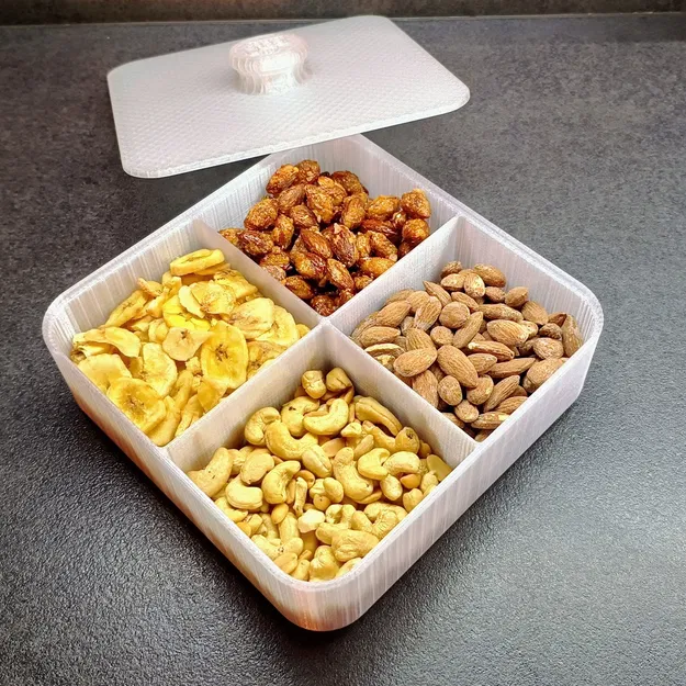 Hộp đựng bánh kẹo, hạt khô có nắp - Image 8