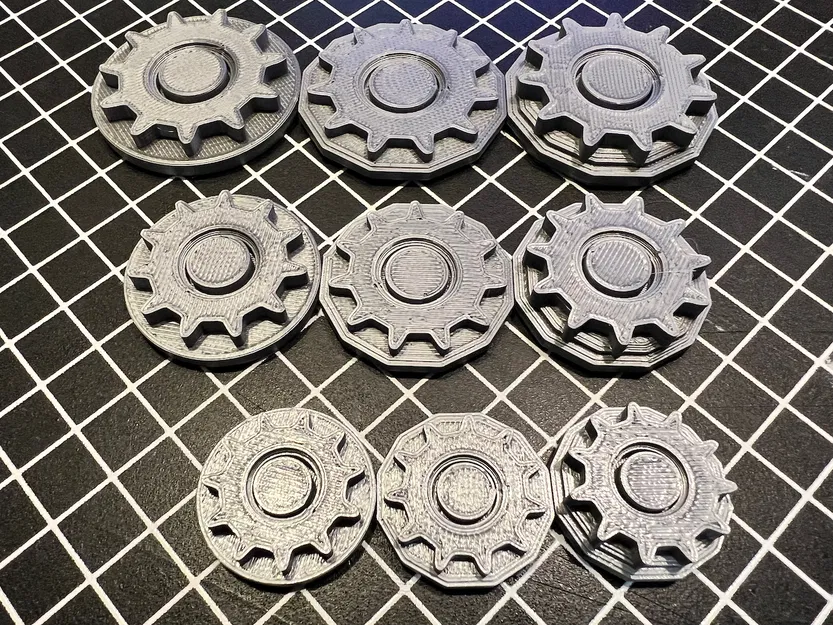 Đế Lót Miniature Họa Tiết Bánh Răng - Image 2