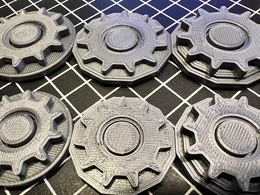 Đế Lót Miniature Họa Tiết Bánh Răng - Image 3