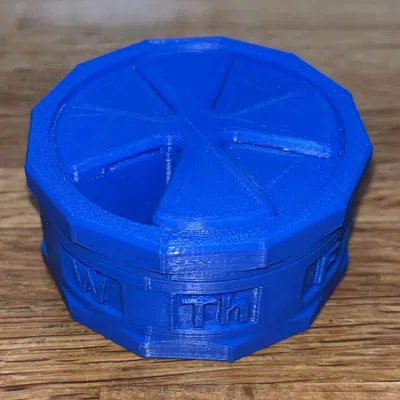 Hộp Đựng Thuốc/Tổ Chức Thuốc Hàng Tuần