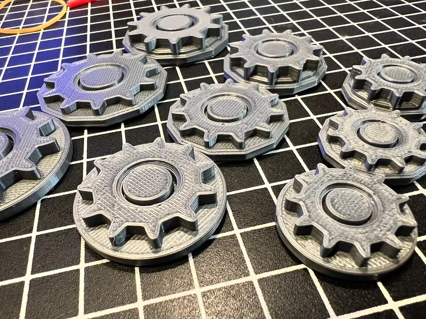 Đế Lót Miniature Họa Tiết Bánh Răng - Image 4