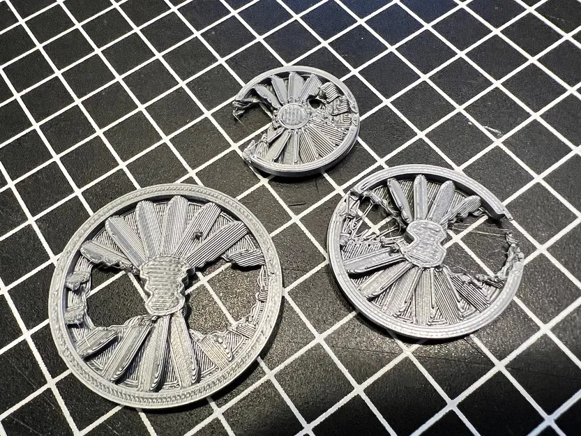 Chân Đế Mô Hình Mini Họa Tiết Quạt Bị Phá Hủy - Image 3